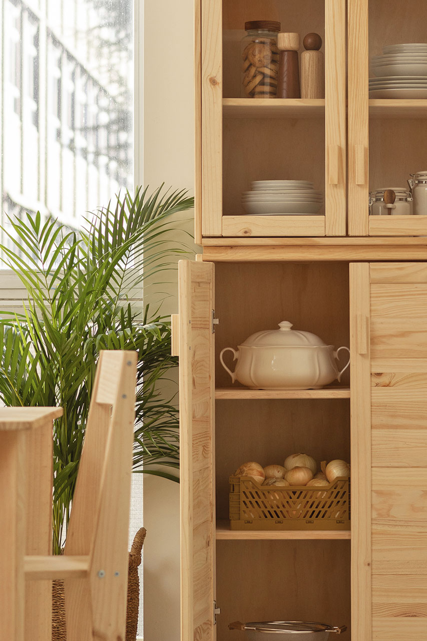 Imagen de ambiente 6 para:Vitrina alacena madera maciza